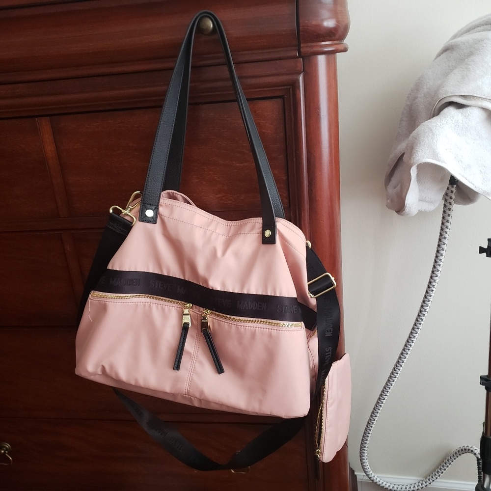 Steve Madden Nylon Satchel [Blush]